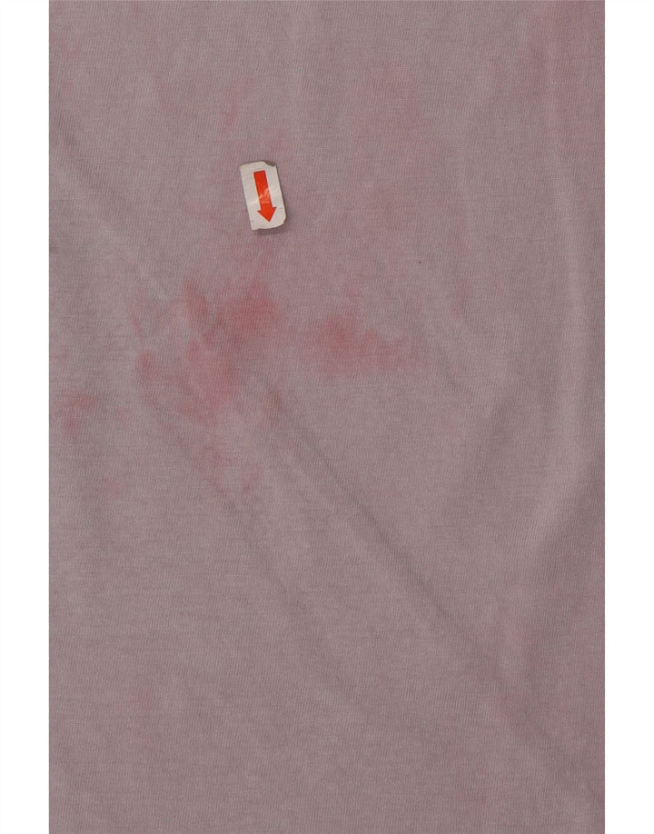 PUMA Mens T-Shirt Top Large Multicoloured Colourblock Cotton