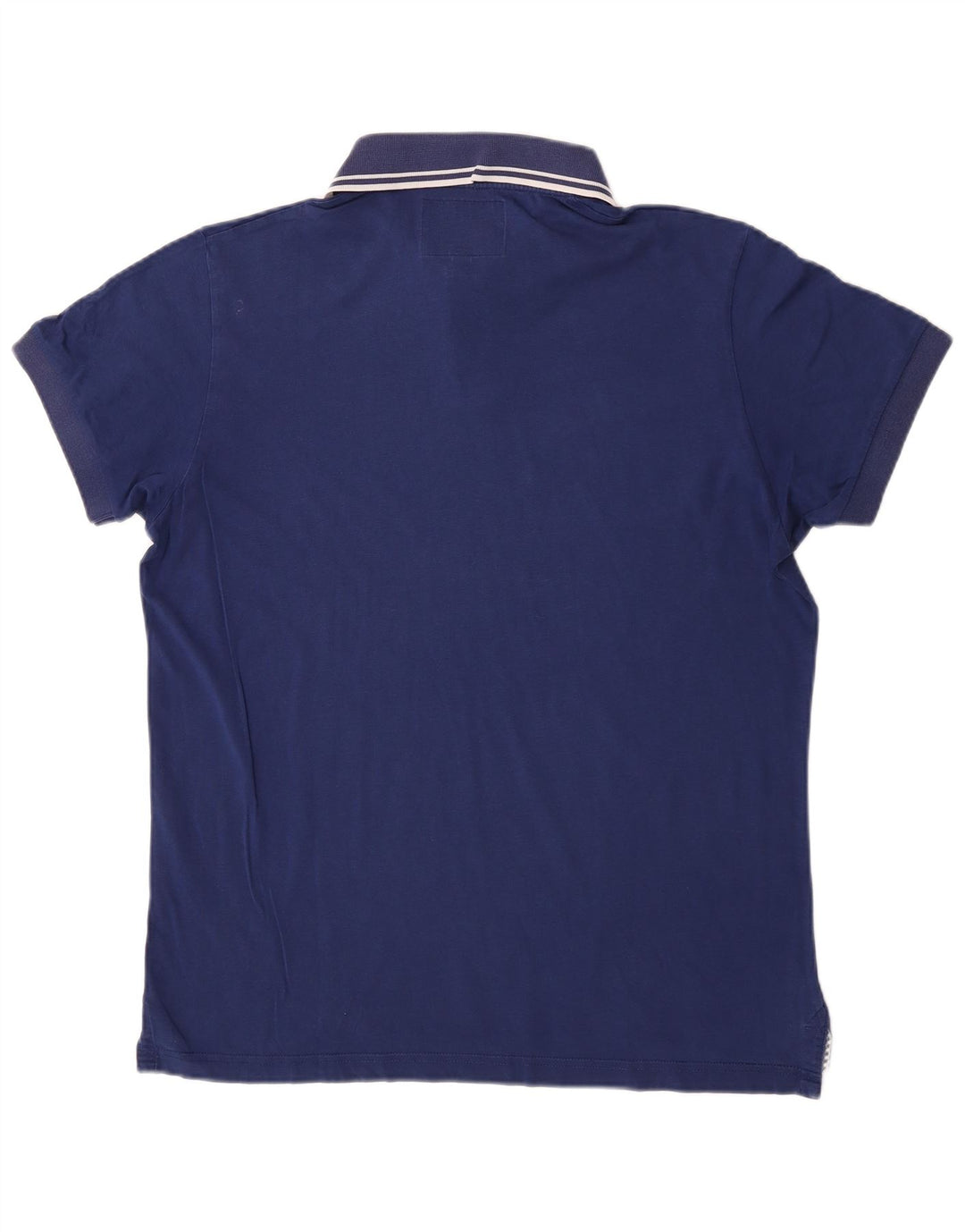 Woolrich Mens Polo Shirt Large Navy Blue Cotton