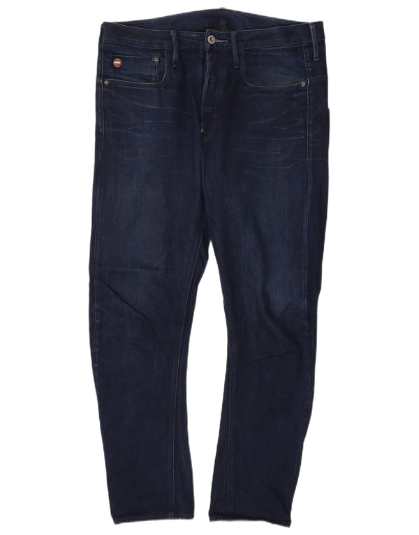 G-Star Mens Banana Slim farmer W33 L32 sötétkék pamut