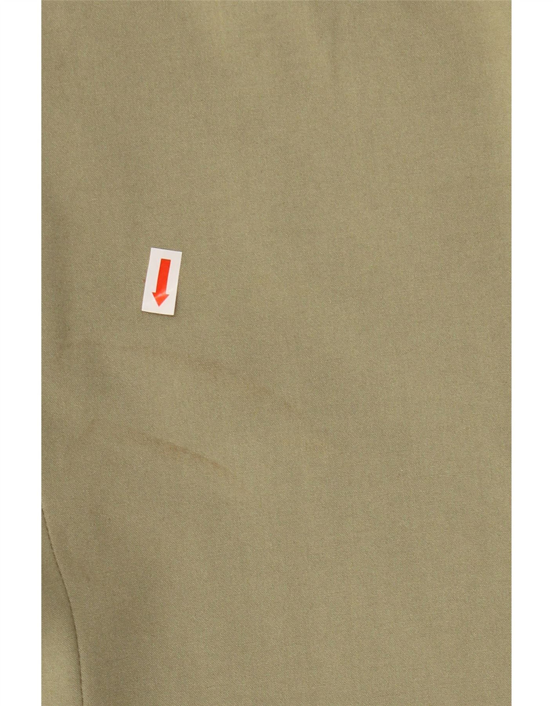 ZARA Herre 1-knaps blazerjakke EU 48 Medium Khaki Polyester