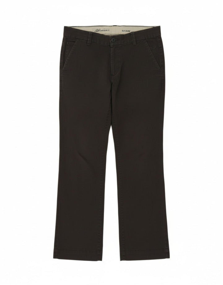 EDDIE BAUER Womens Shaw Fit Chino Trousers US 6 Medium W32 L29 Grey Vintage Eddie Bauer and Second-Hand Eddie Bauer from Messina Hembry 