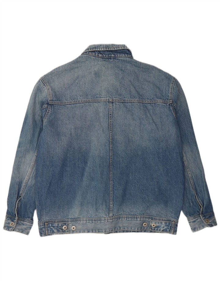 Jachetă de blugi pentru bărbați Superdry UK 40, mare, albastru, bumbac