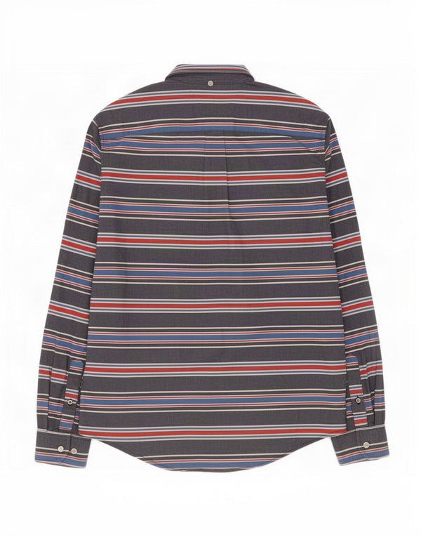 Camicia da uomo Tommy Hilfiger in cotone a righe blu medio