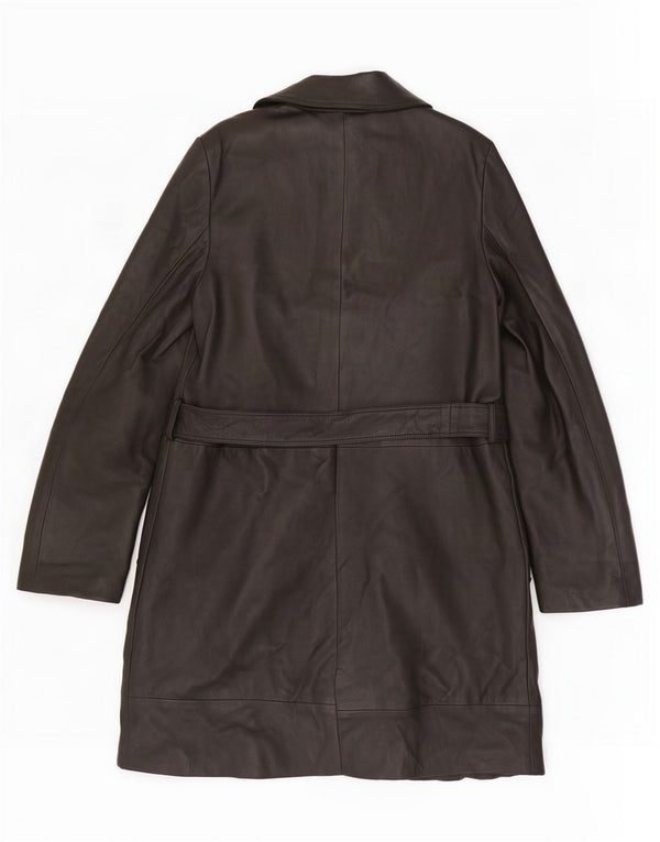 Conbipel Damen Free Heron Ledermantel IT 42 Medium Schwarz