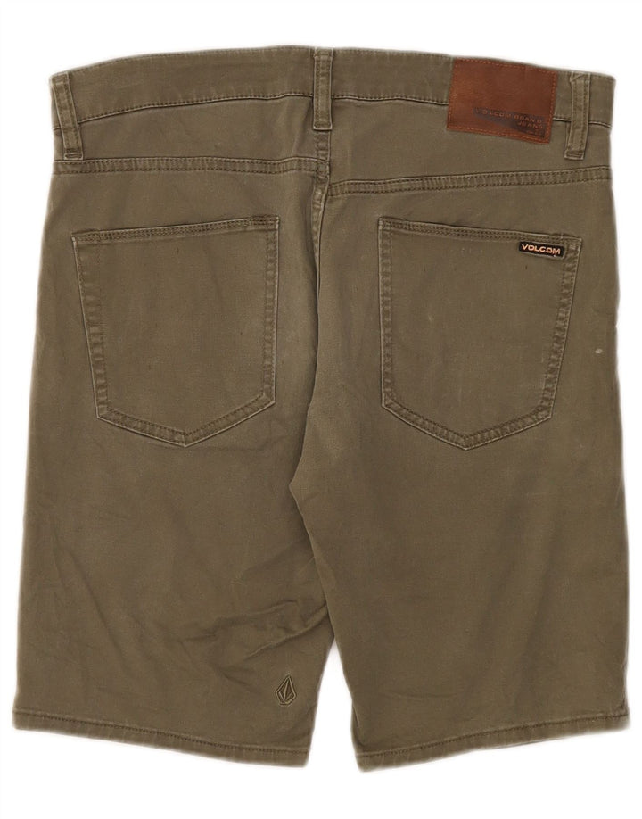 Volcom Mens Solver farmer rövidnadrág W30 közepes khaki pamut