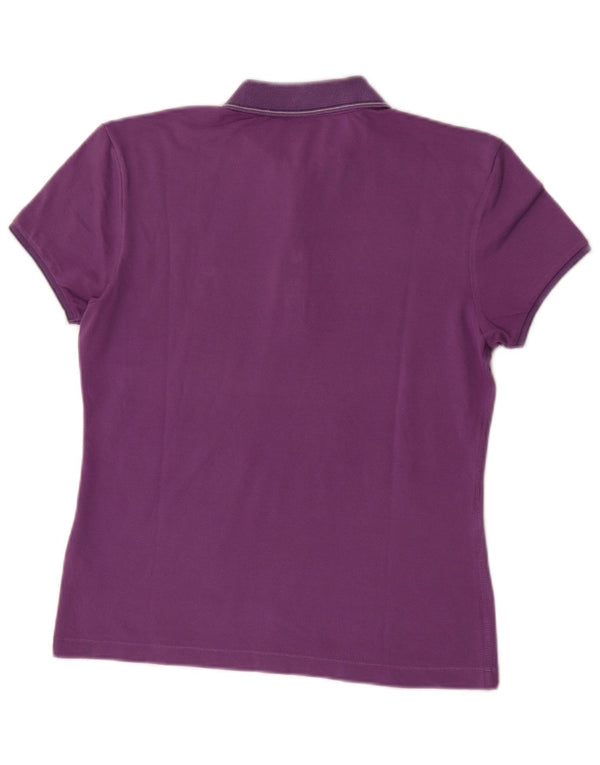 Champion Damen Heritage Fit Poloshirt UK 18 XL Lila Baumwolle
