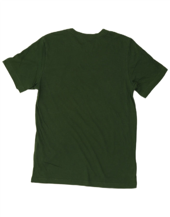 NIKE Mens Graphic T-Shirt Top Small Green Cotton