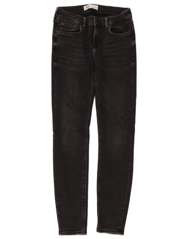 Zara Damen Skinny Jeans EU 38 Small W28 L29 Schwarz