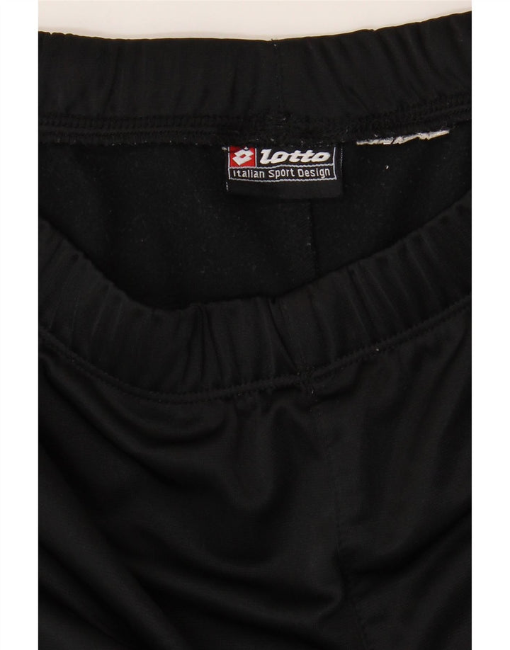 Pantaloni de trening Lotto pentru bărbați, negri mici