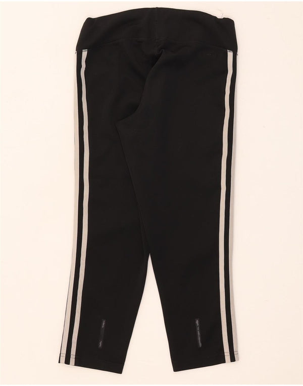 Adidas Dame Aeroready Capri Leggings UK 8/10 Small Black Polyester
