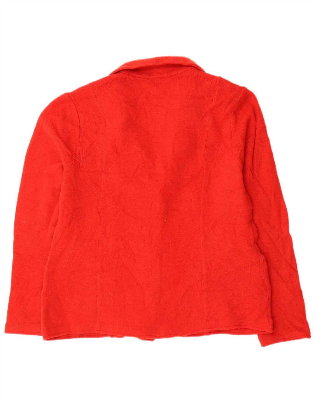 Laura Ashley Womens Cardigan Sweater UK 16 Large Red Wool