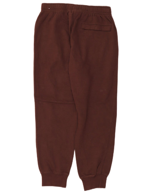 Nike Womens Tracksuit Trousers Joggers UK 10 Small Brown Cotton