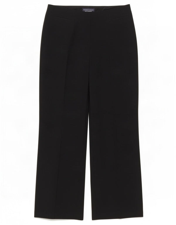 Женские повседневные широкие брюки Marks & Spencer UK 12, средние W32 L32, черные