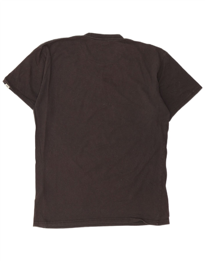 Vans Mens Graphic T-Shirt Top Large Black Cotton