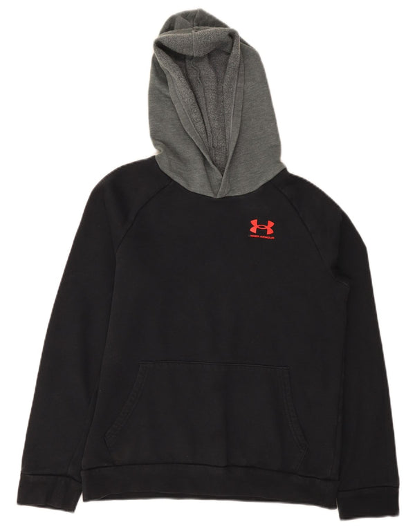Pulover Under Armour pentru băieți, 11-12 ani, mare, negru, color block
