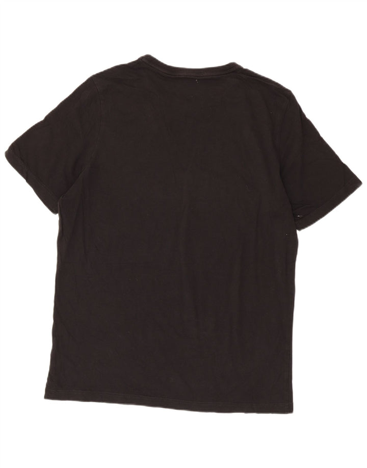 Puma Mens Graphic T-Shirt Top Large Black Cotton