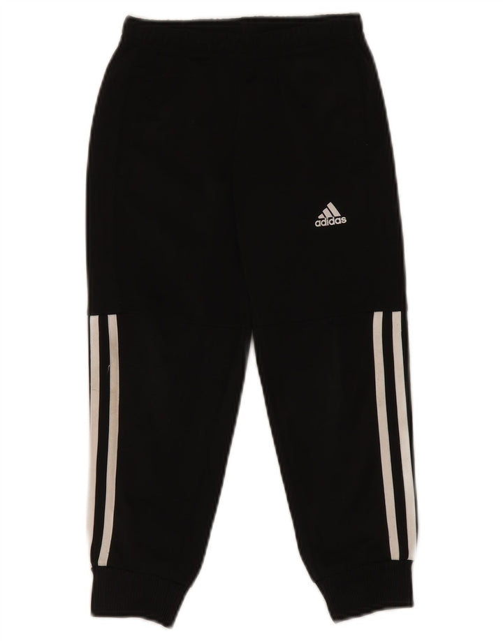 ADIDAS Træningsdragt til drenge Bukser Joggers 4-5 år Sort polyester