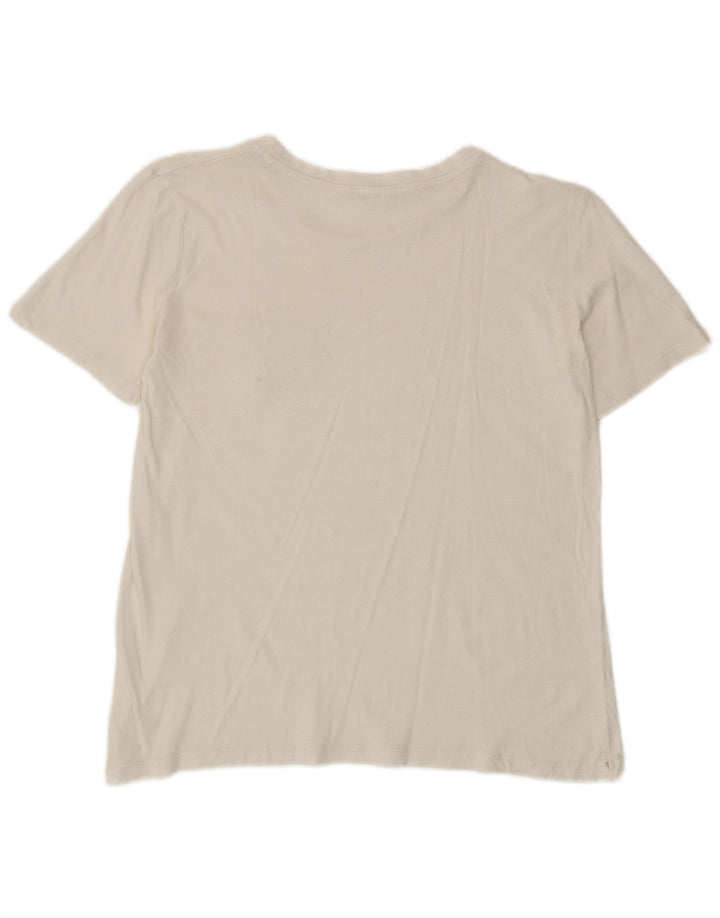 Zara Womens T-Shirt Top UK 10 Small White