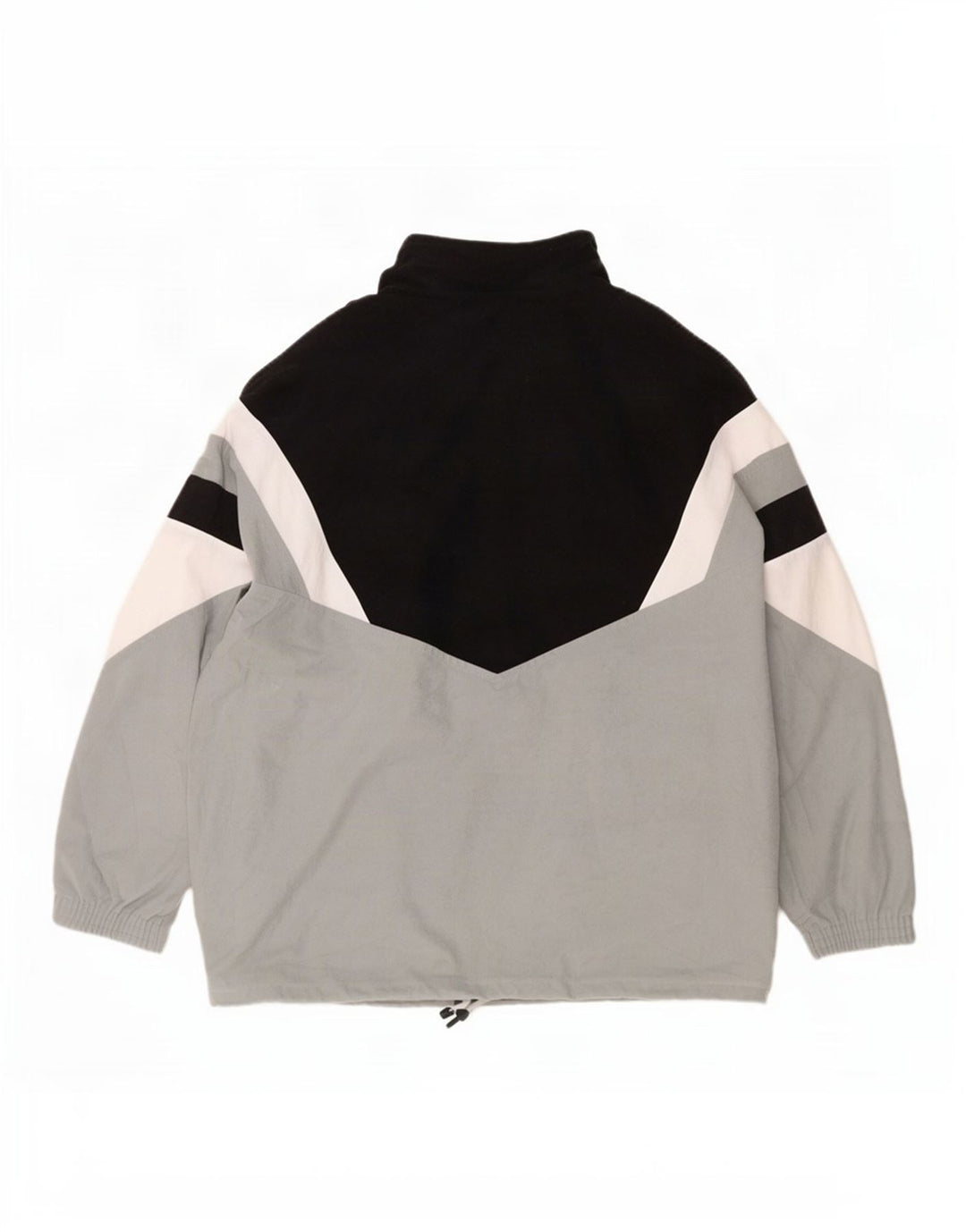 Campagnolo Mens Velour Tracksuit Top Jacket IT 50 Medium Grey Colourblock