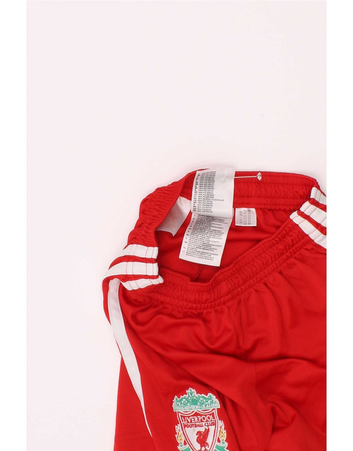 Adidas Boys Liverpool Graphic Sport Shorts 3-4 Years Red Polyester