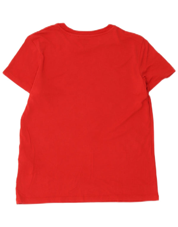 T-shirt grafica da donna Levi's Top UK 12 Medium Red Modal