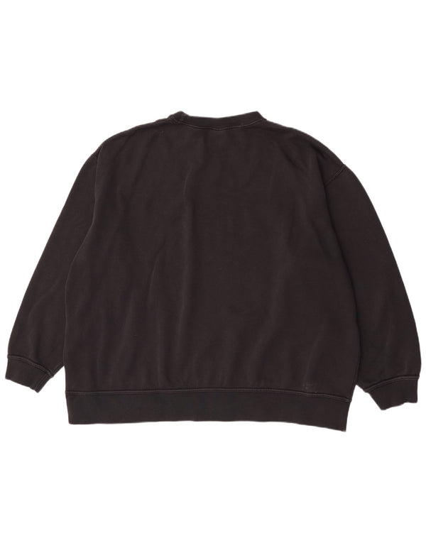 Nike Sweat-shirt surdimensionné pour femme UK 18 XL Coton noir
