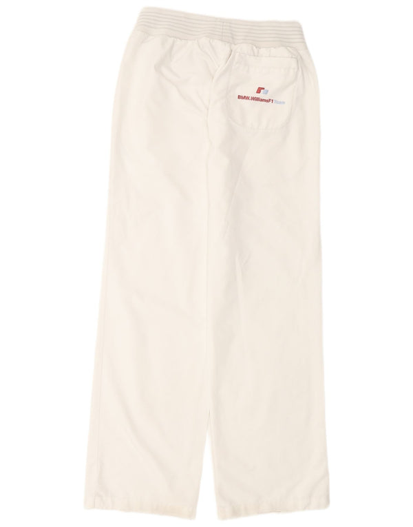 Puma Womens Tracksuit Trousers UK 12 Medium  White