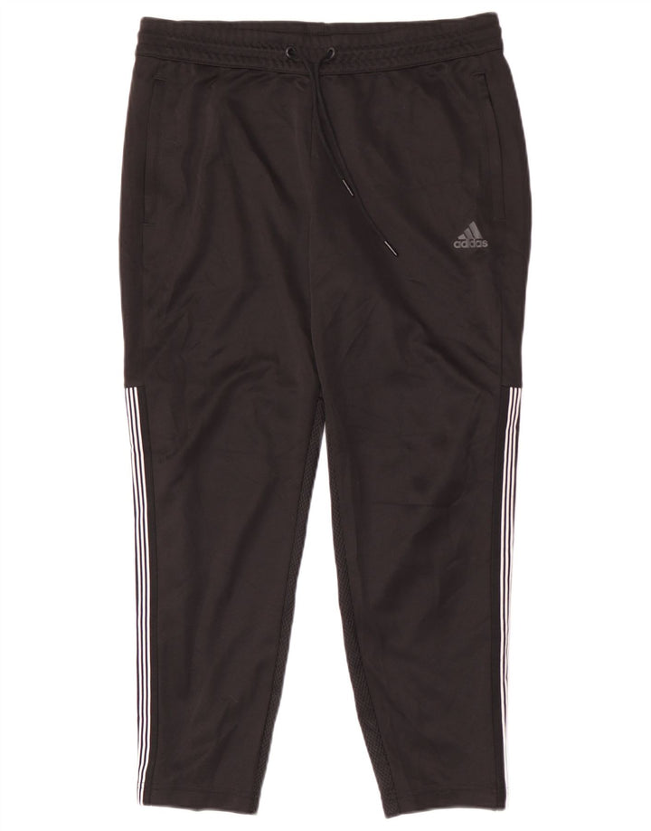 Ανδρική αθλητική φόρμα Adidas, μεσαίο μαύρο πολυεστέρα