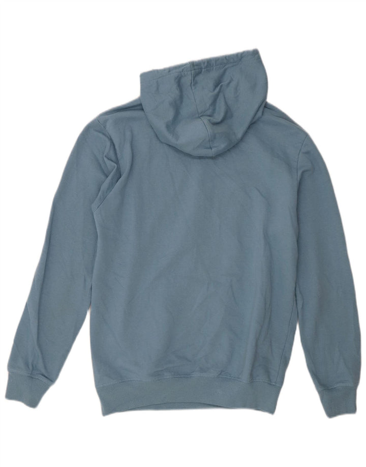 Volcom Mens Hoodie Jumper Small Blue Cotton