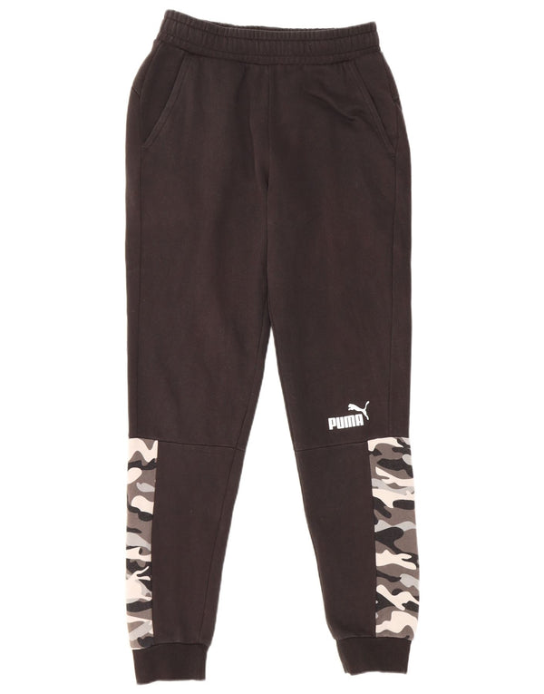 Puma Pantalon de survêtement pour homme en coton camouflage Small Noir