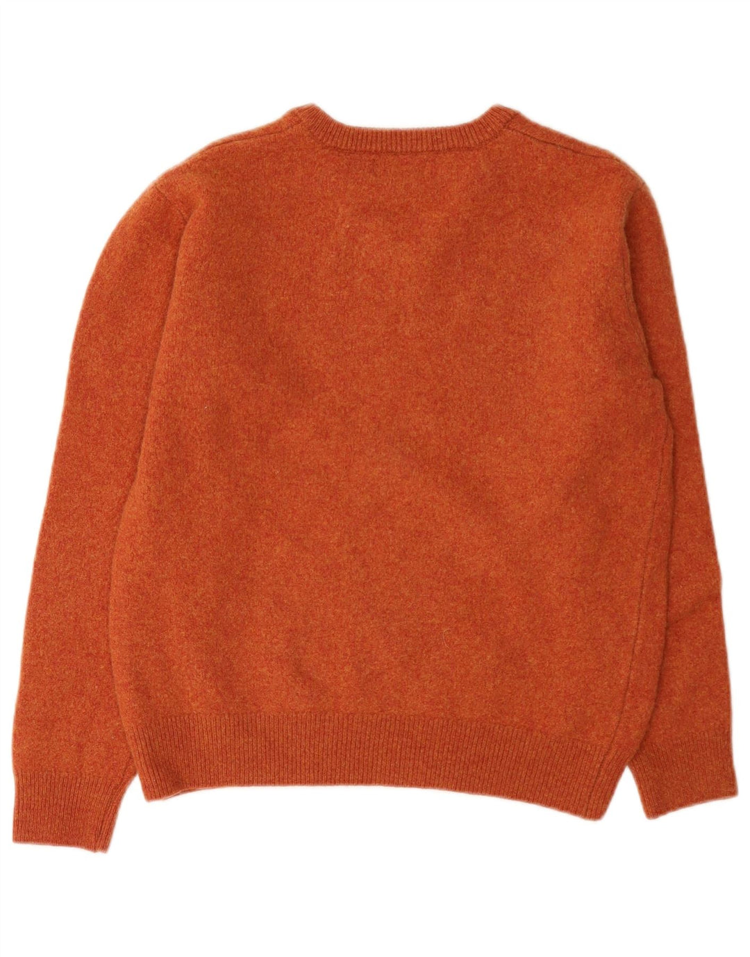 Lincoln Dame V-hals sweater UK 14 Medium Orange Uld