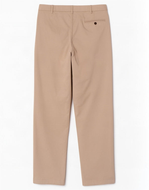 Męskie spodnie chino w stylu vintage W38 L32 Beżowa bawełna