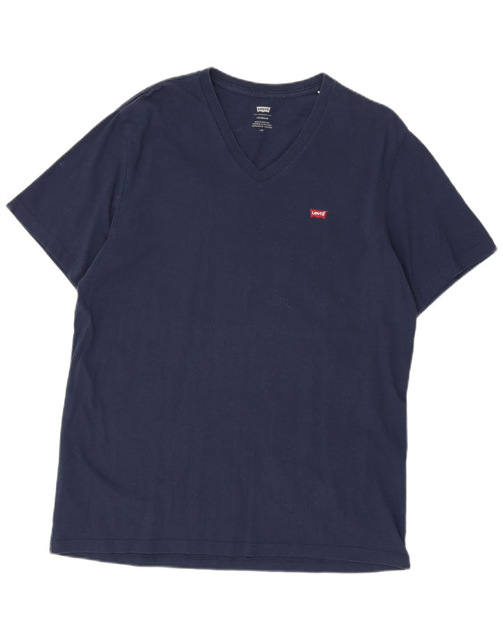 Levi's Tee-Shirt Standard Homme Bleu Marine Large