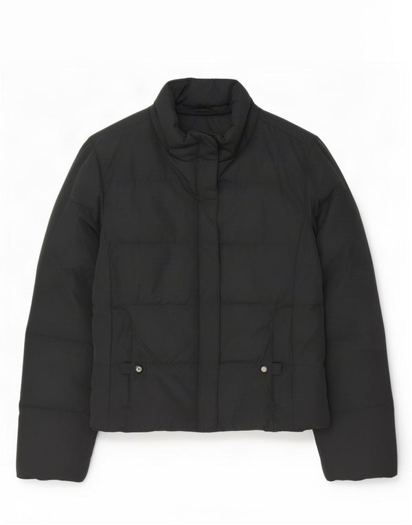 Champion Chaqueta acolchada para mujer UK 44 Mediana Poliéster negro