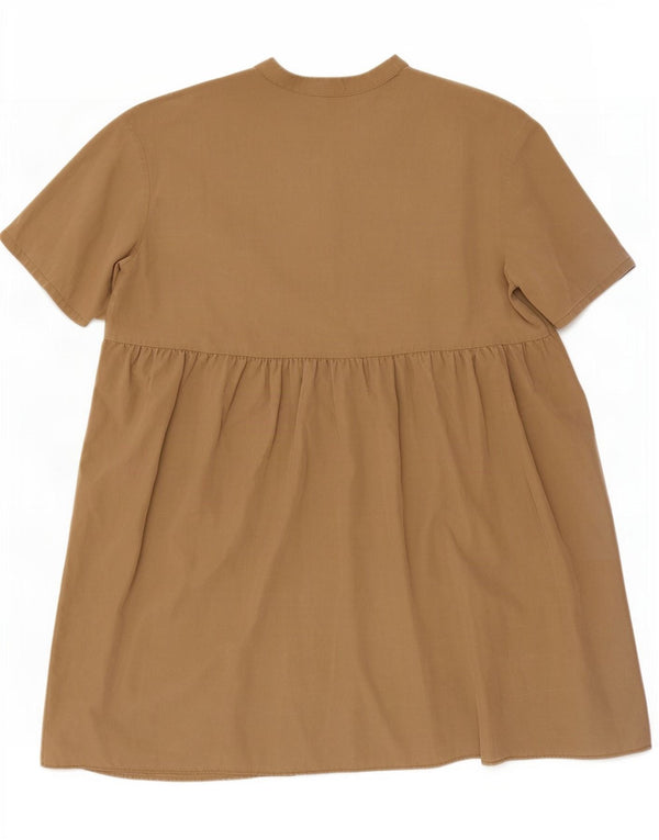Rochie supradimensionată pentru femei Zara UK 6 XS Bej Lyocell
