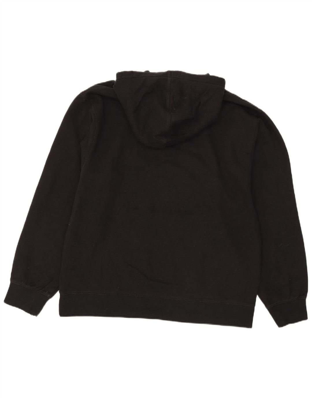 Vans Mens Graphic Hoodie Jumper Large Black Cotton