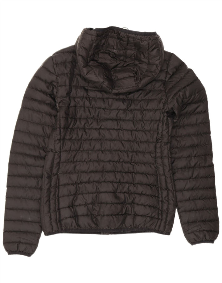 Superdry Chaqueta Acolchada Con Capucha Para Mujer UK 6 XS Poliéster Negro