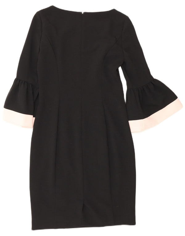 Ralph Lauren Damen-Etuikleid mit 3/4-Ärmeln, US 0, XS, Schwarz, Farbblock