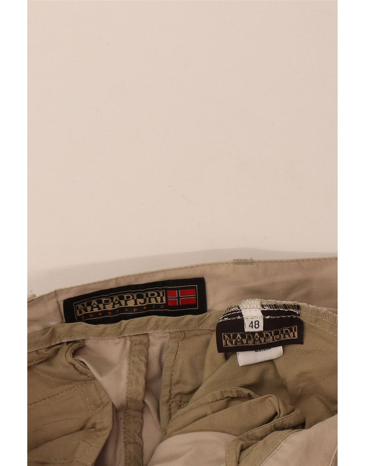 Pantaloncini cargo da uomo Napapijri IT 48 medi W30 in cotone beige