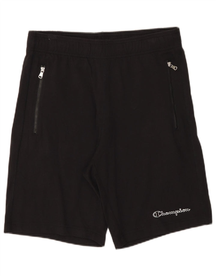 Champion Mens Sport Shorts Medium Black Cotton