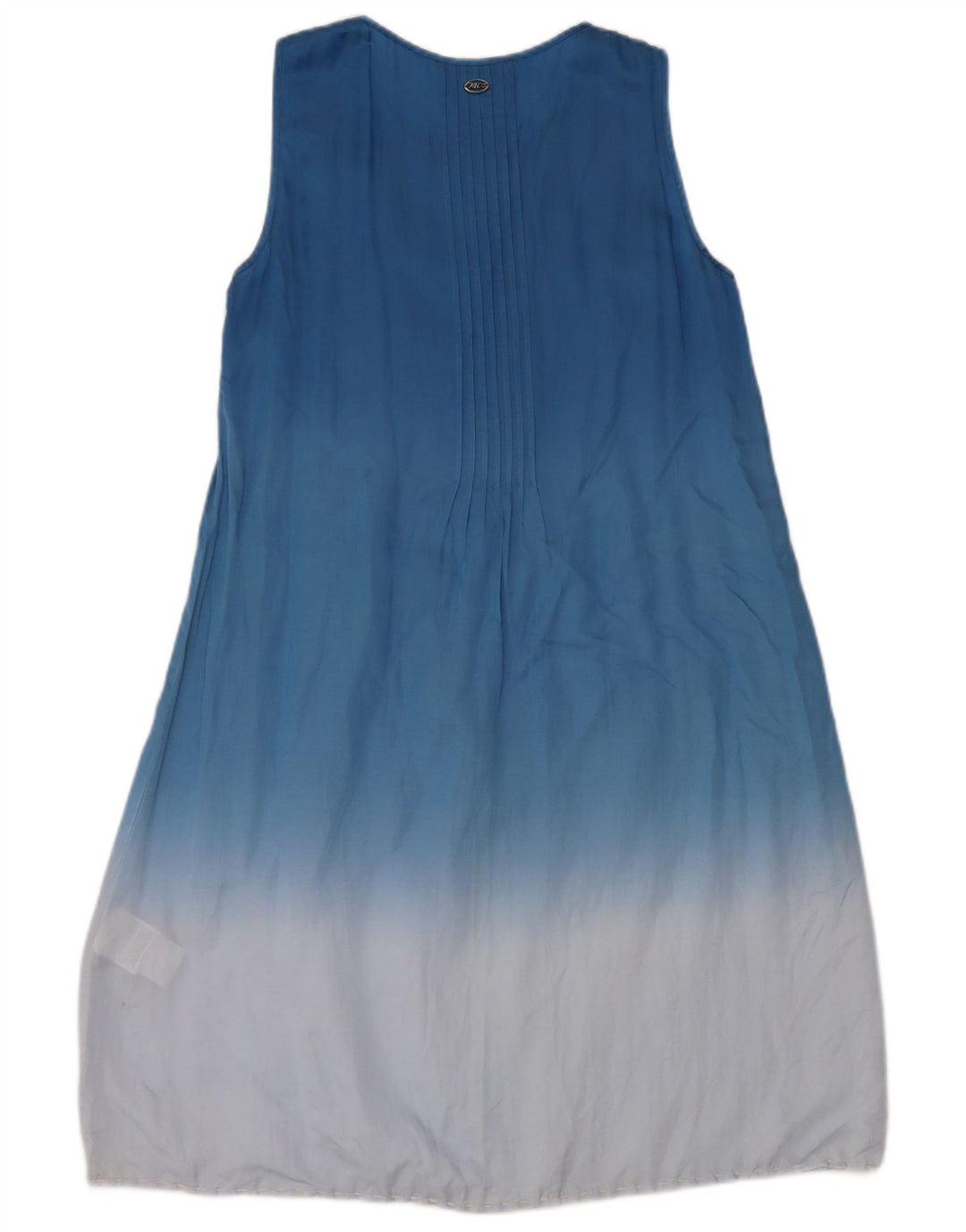 Marlboro Classics Womens Basic Dress EU 42 Large Blue Tie Dye Silk