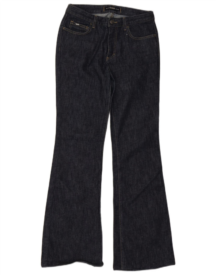 Gas Dame Flared Jeans W28 L30 Marineblå Bomuld