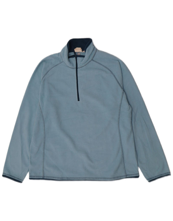 Damski sweter polarowy Mountain Warehouse z zamkiem błyskawicznym, UK 18 XL, niebieski, sportowy