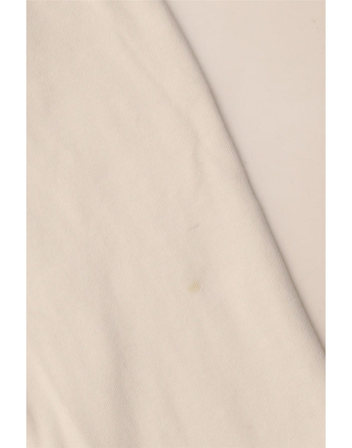 Suéter feminino com capuz gráfico RIP CURL US 14 XL algodão branco