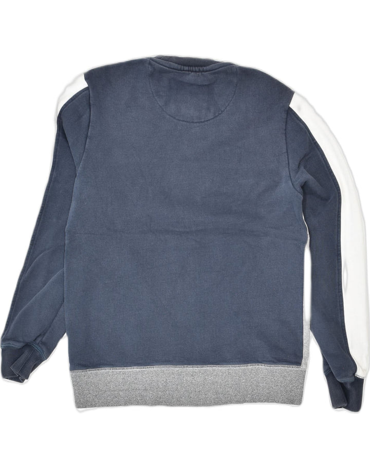 JACK WILLS Mens Graphic Sweatshirt Jumper Small Navy Blue Cotton | Vintage Jack Wills | Thrift | Second-Hand Jack Wills | Used Clothing | Messina Hembry 