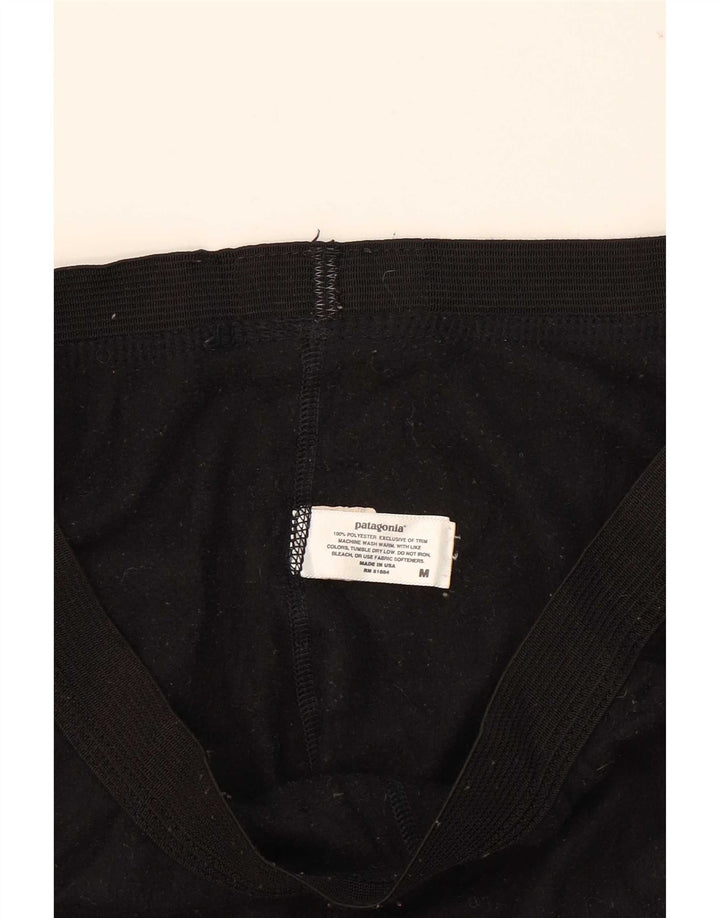 Patagonia Leggings Femme UK 14 Medium Noir Polyester