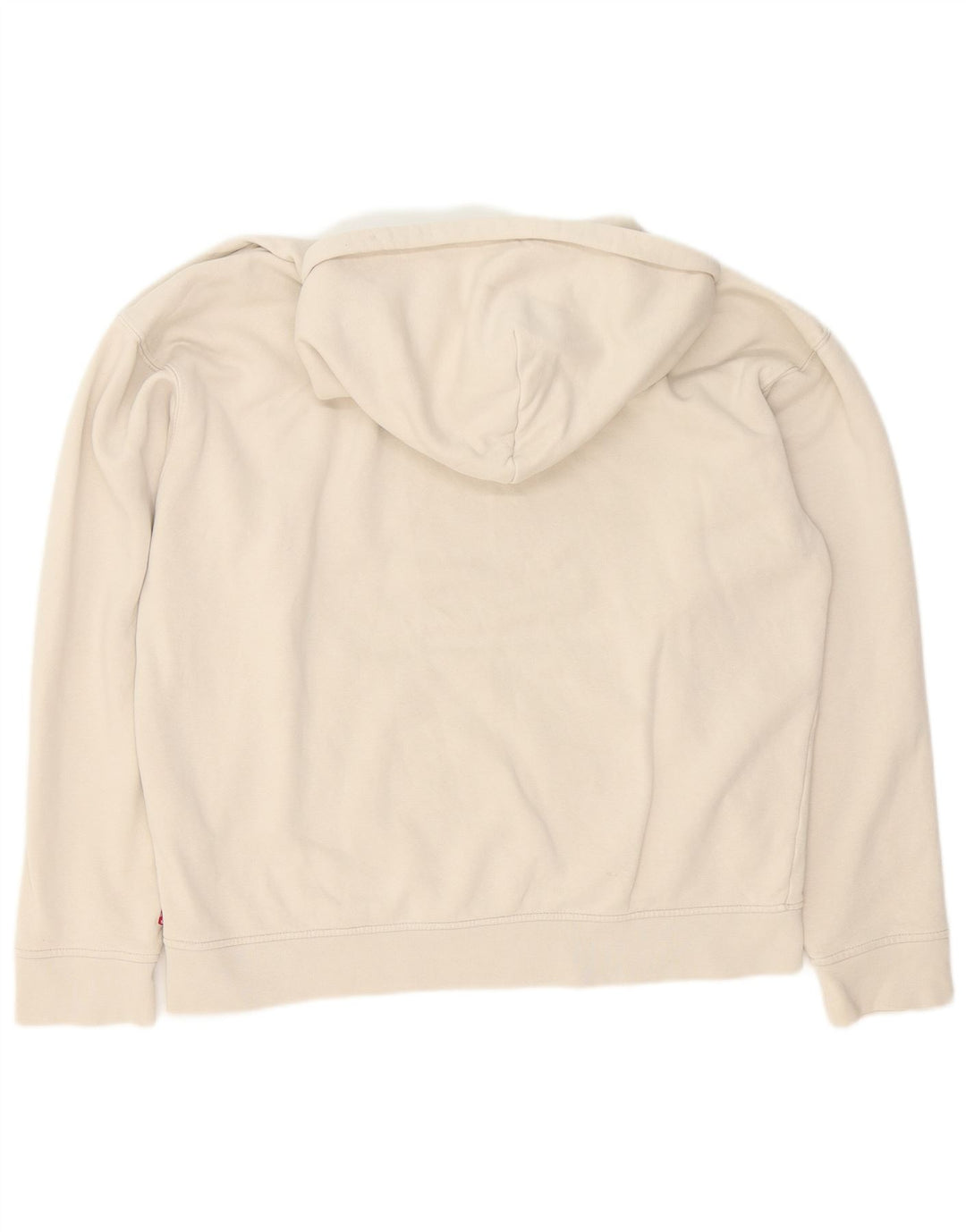Levi's Mens Relaxed Hoodie Jumper Medium White Cotton