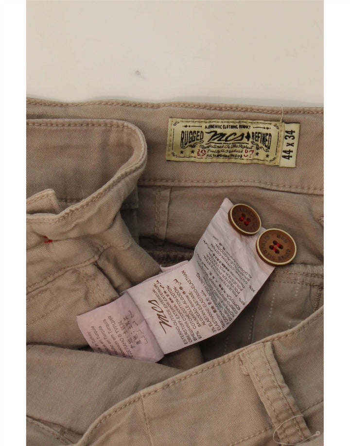MARLBORO CLASSICS Mens Slim Fit Cargo Trousers W44 L30 Beige Polyester Vintage Marlboro Classics and Second-Hand Marlboro Classics from Messina Hembry 