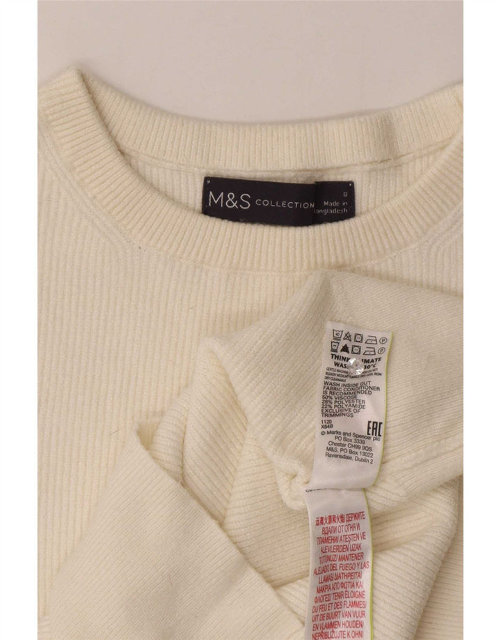Bluză pentru femei Marks & Spencer Top UK 8 Small din viscoză albă