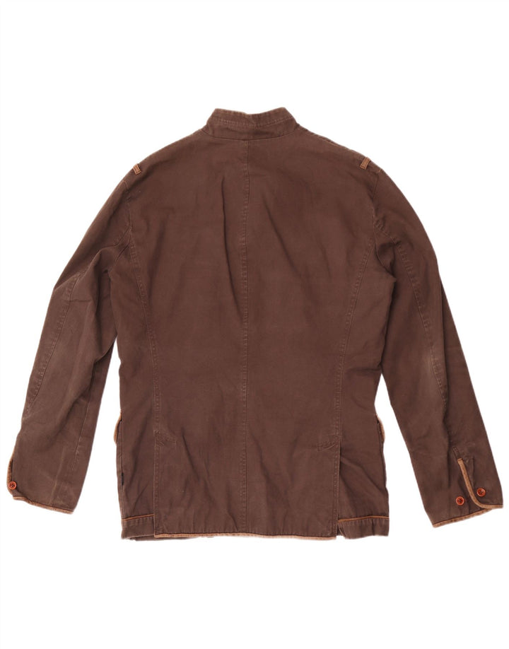 Paul Smith Mens Utility Jacket UK 38 Medium Brown Cotton